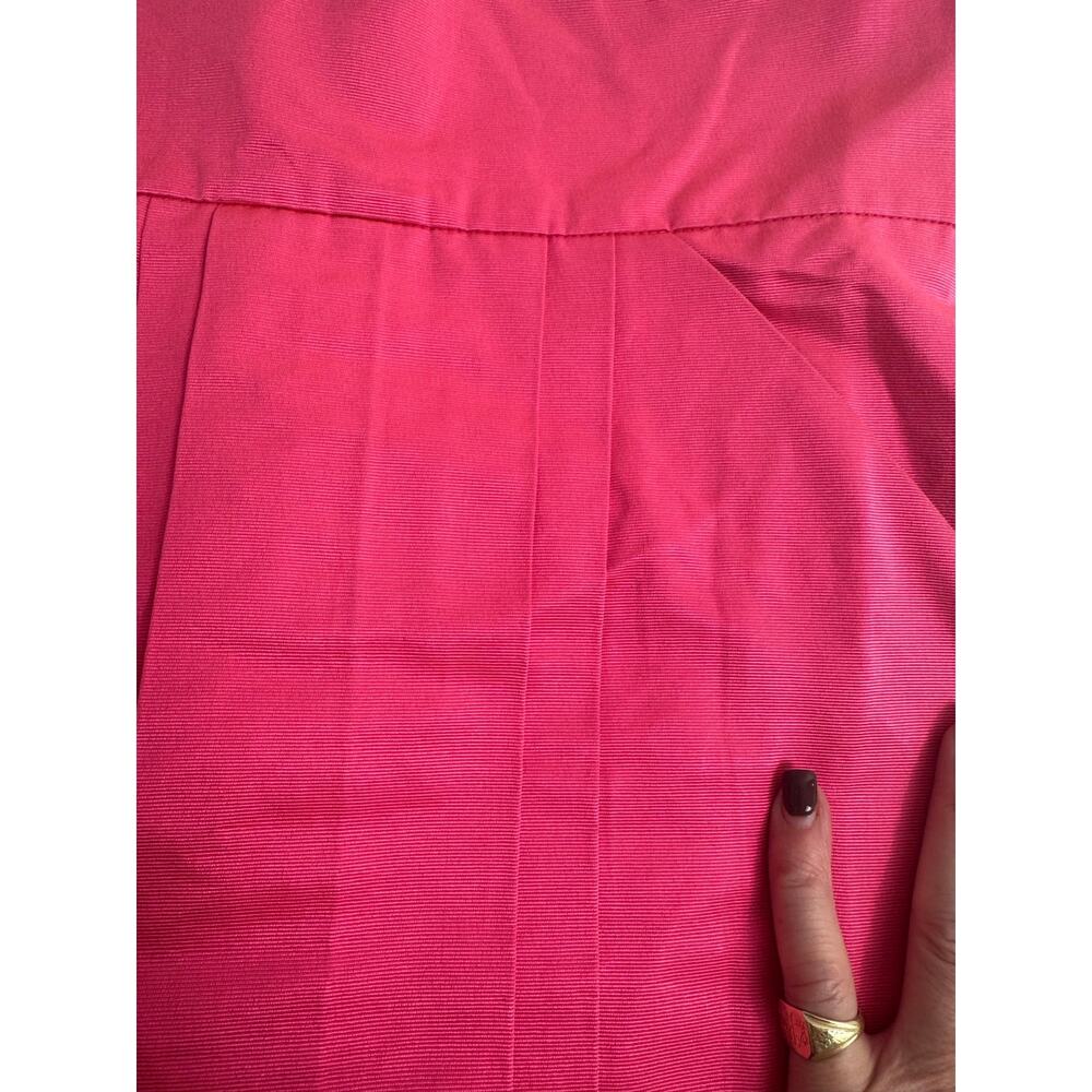 Martin Grant Paris NWT Structured A-Line Skirt – Hot Pink Silk Blend – Size S - Picture 13 of 14